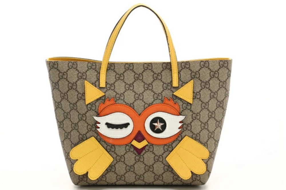 Gucci GG Supreme Owl Tote Bag